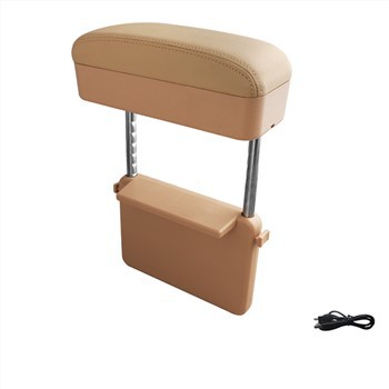 กล่องที่เท้าแขนปรับระดับได้รถยนต์ PU